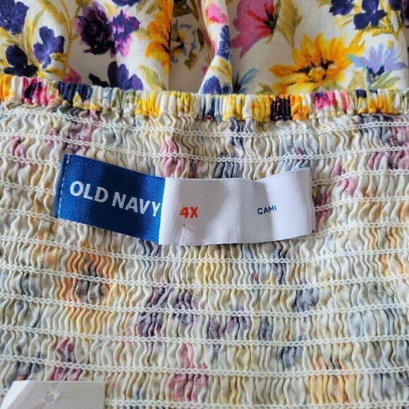 Old Navy Floral Sun Dress (Size 4X) - Picture 5 of 8